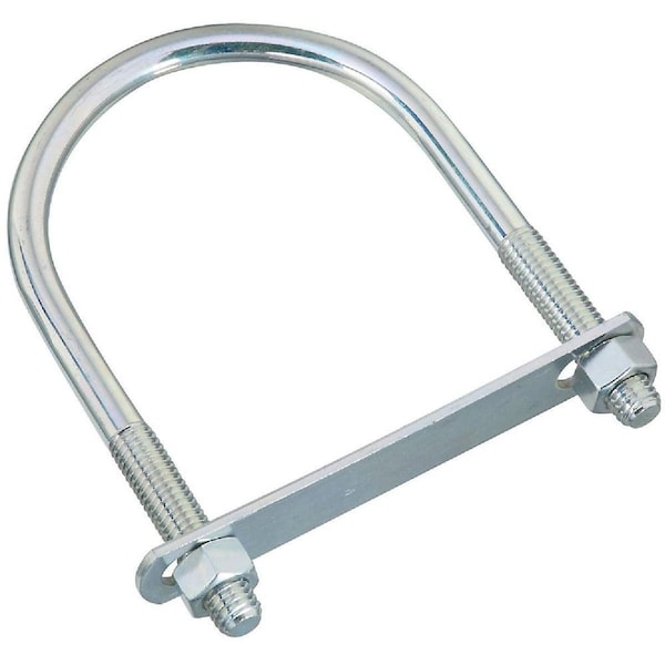National 1/2 In. x 4 In. x 6-1/2 In. Zinc Round U Bolt N347-823 - main